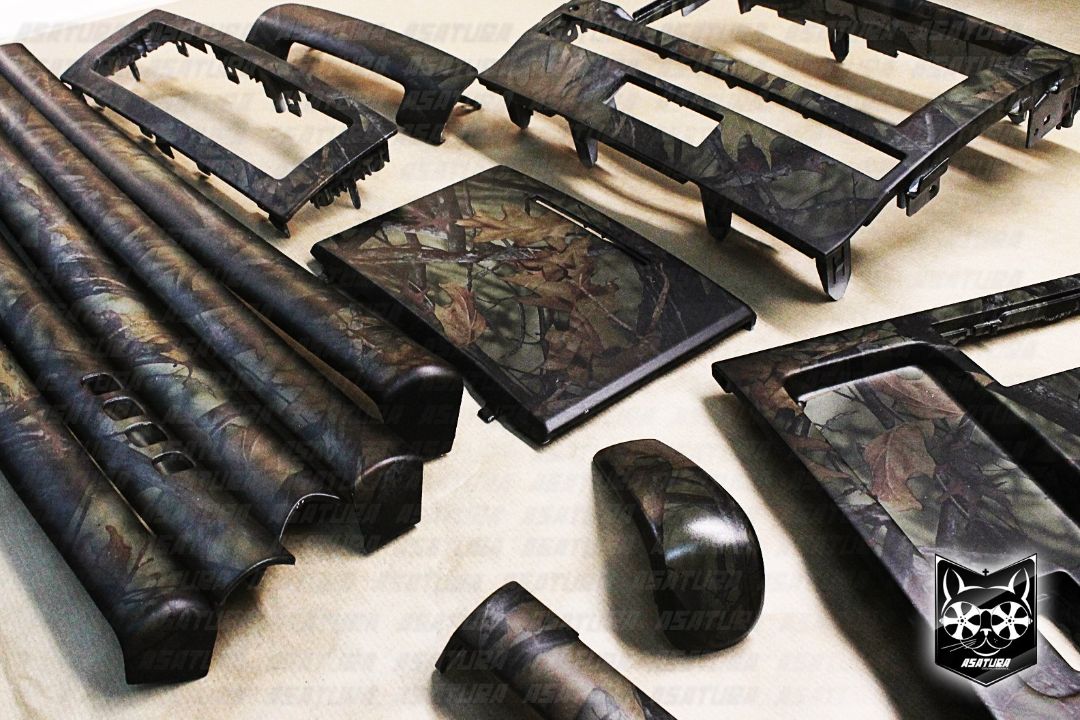 Land Cruiser 200 - Аквапринт лесной камуфляж