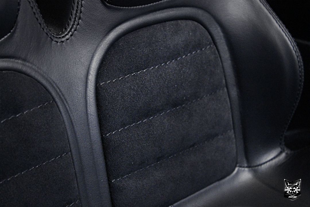 Land Rover Range Rover детский - Перешив сидушек в натуральную кожу Nappa и алькантару