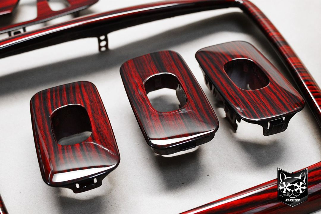 Mercedes Gelandewagen - Аквапринт красное дерево