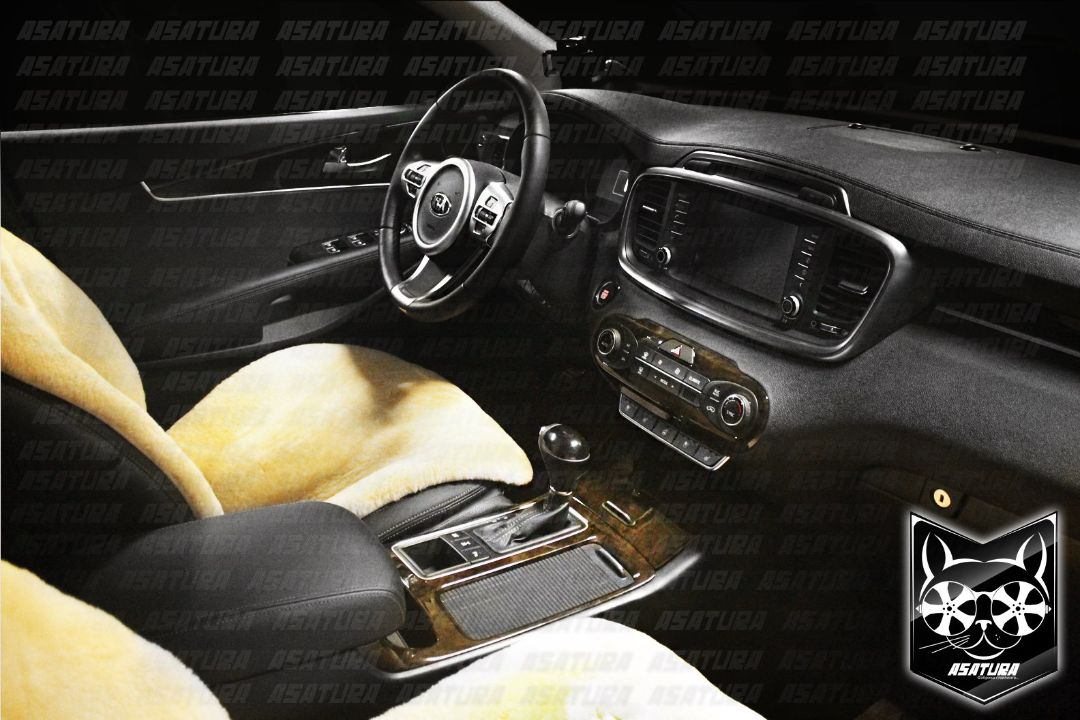 KIA Sorento - Аквапринт глянцевое дерево