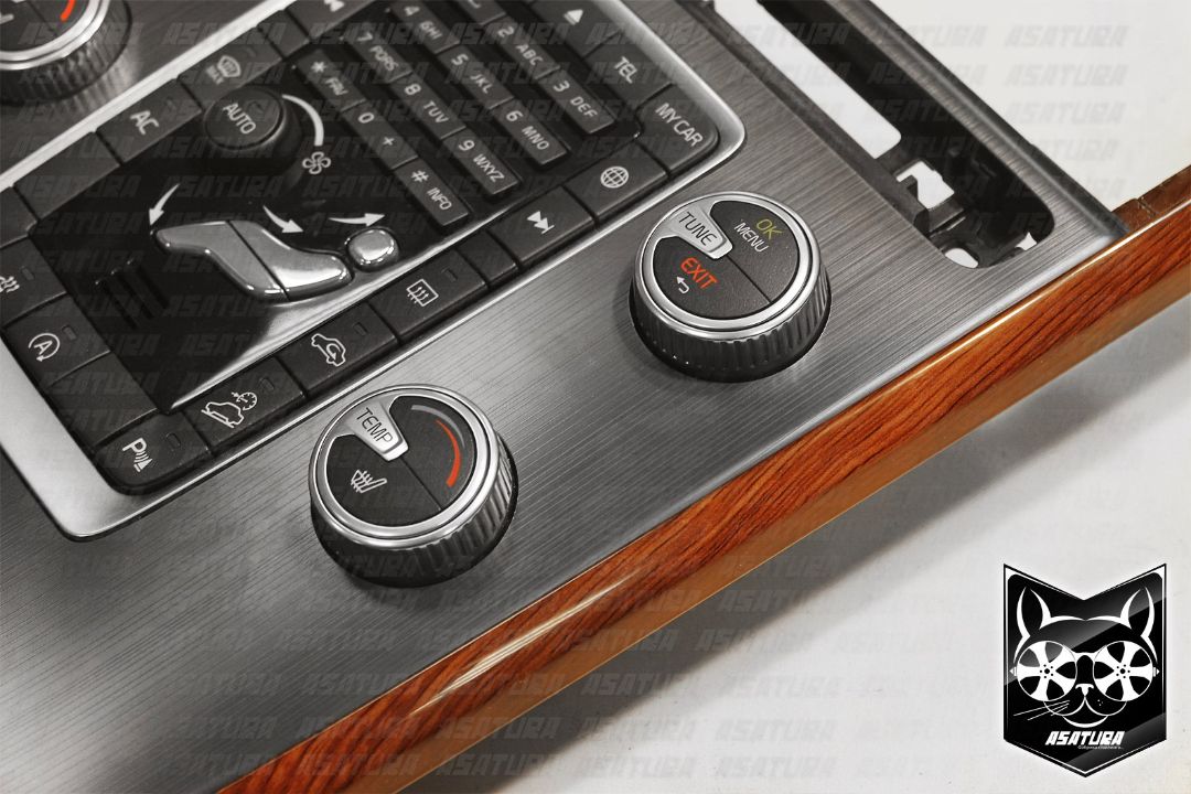 Volvo XC60 - Аквапринт дерево и шлифованный металл