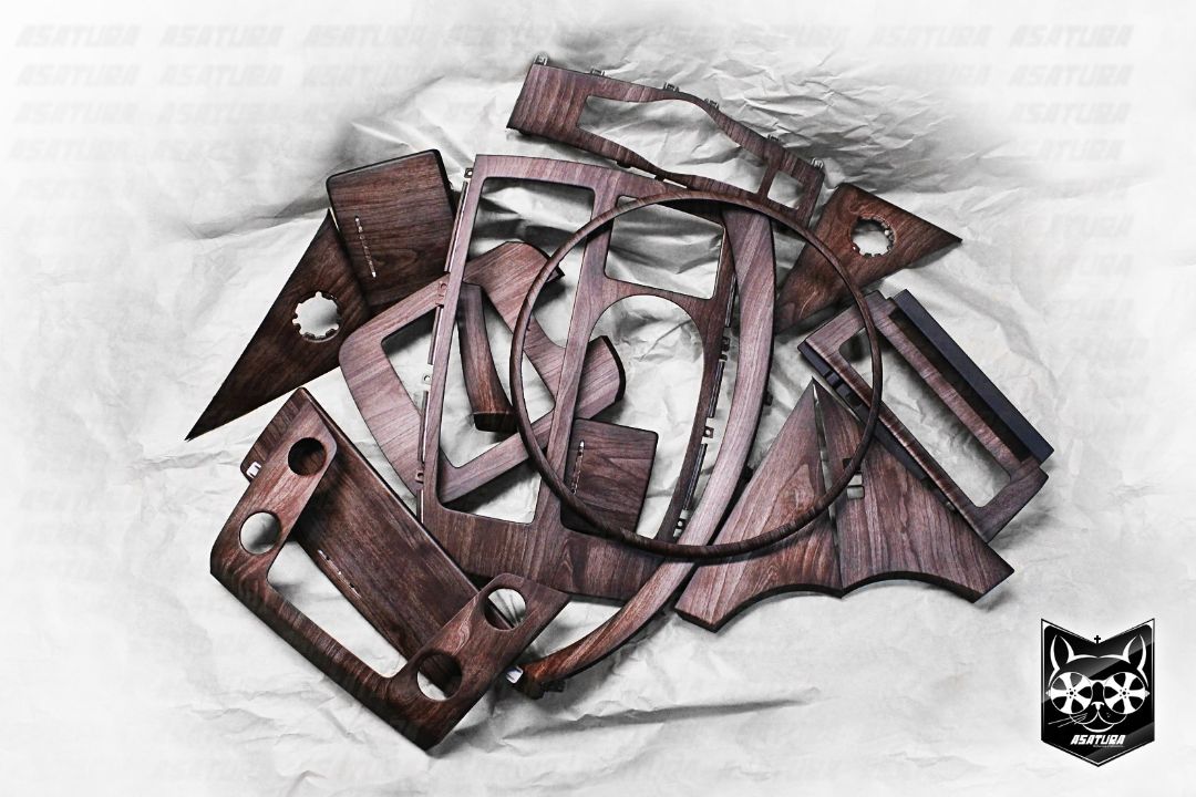 Infiniti QX 80 - Аквапринт матовое дерево