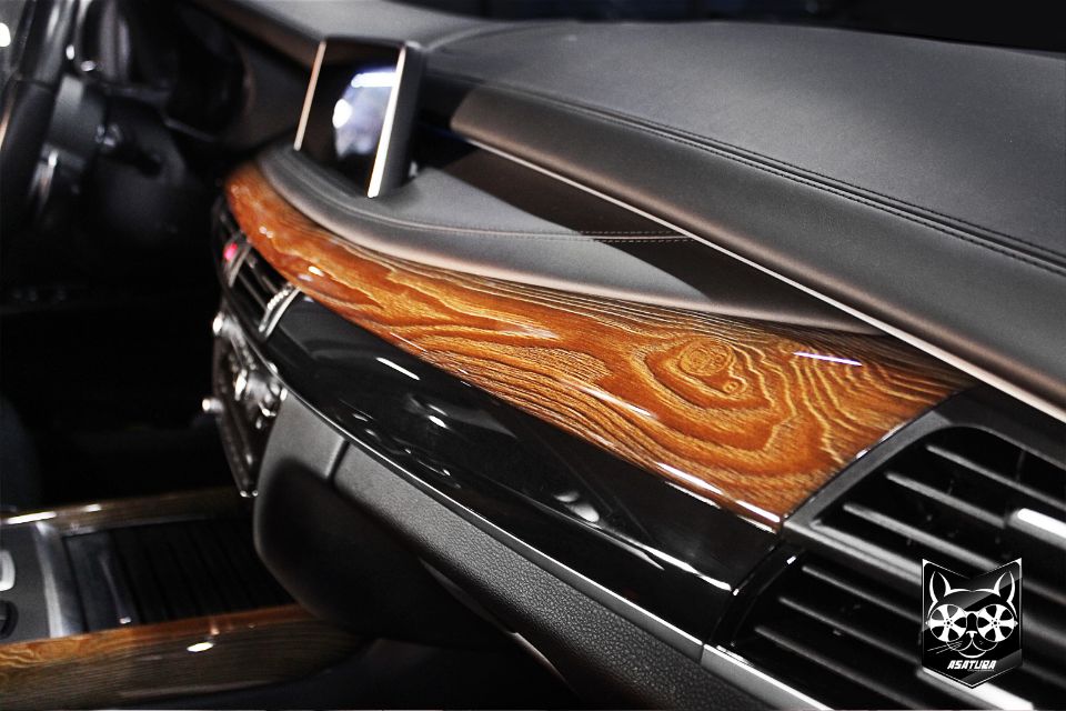 Audi A7 - окрас масок, полировка, бронирование.