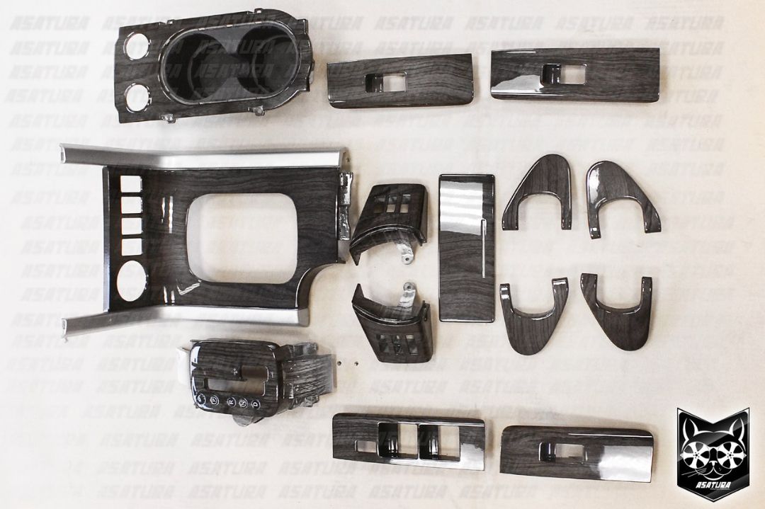 Nissan Pathfinder - Аквапринт темное дерево