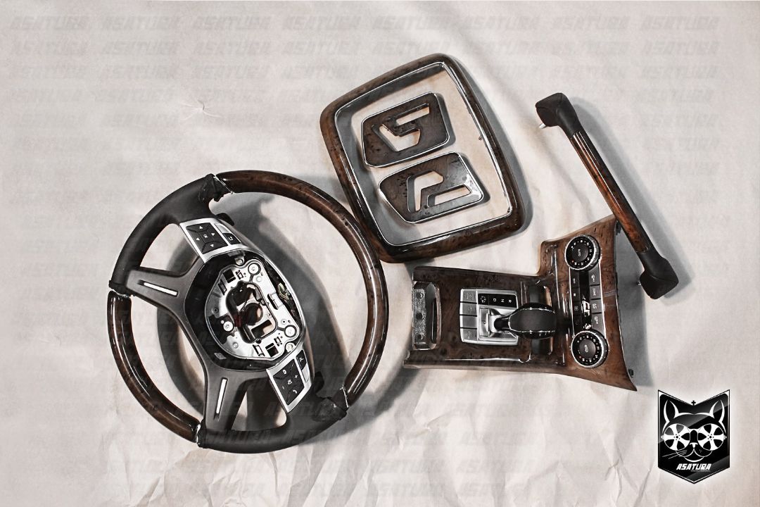 Mercedes Gelandewagen - Аквапринт под дерево орех