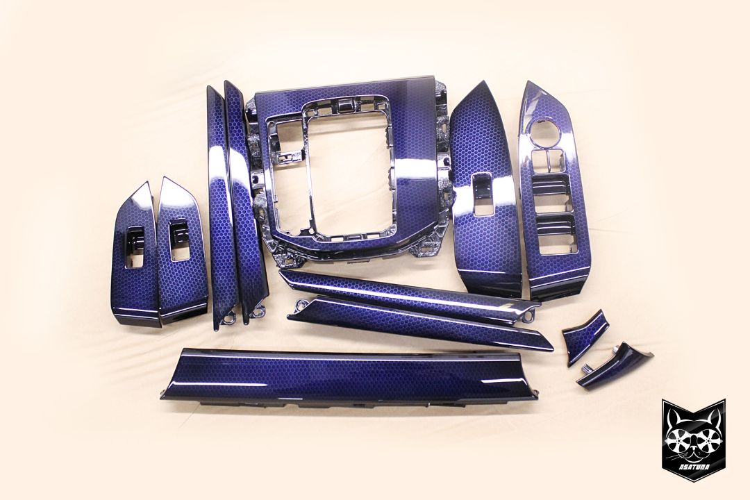 Mazda CX5 - Аквапринт синие соты