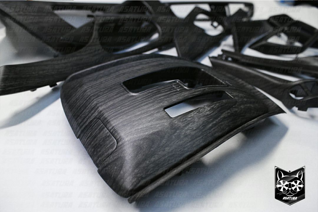 Nissan Qashqai - Аквапринт темное матовое дерево