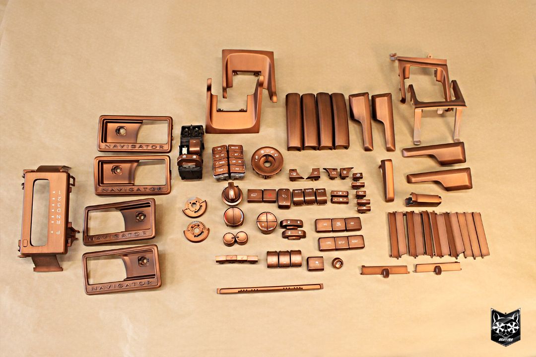 Lincoln Navigator - Натуральная медь и гравировка