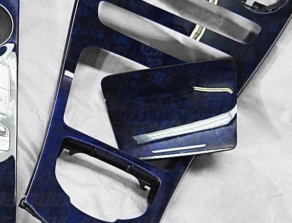 Mercedes-Benz GLC-Class - Аквапринт под синее дерево