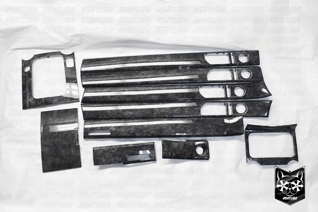 Volkswagen Touareg - Аквапринт серое дерево птичий глаз