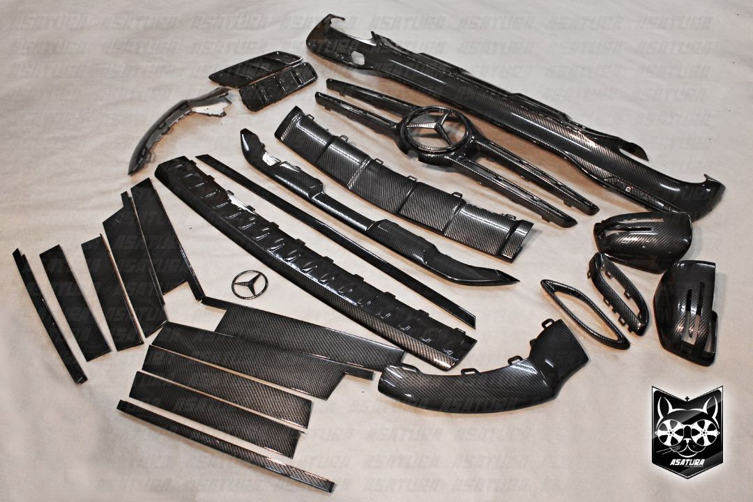 Mercedes GL-Class - Аквапринт под карбон