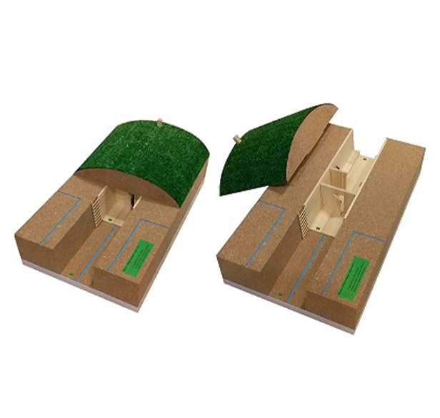 макет убежища