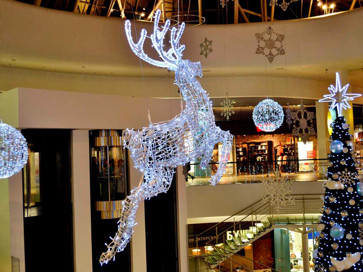 Внутреннее оформление помещений торговых центров