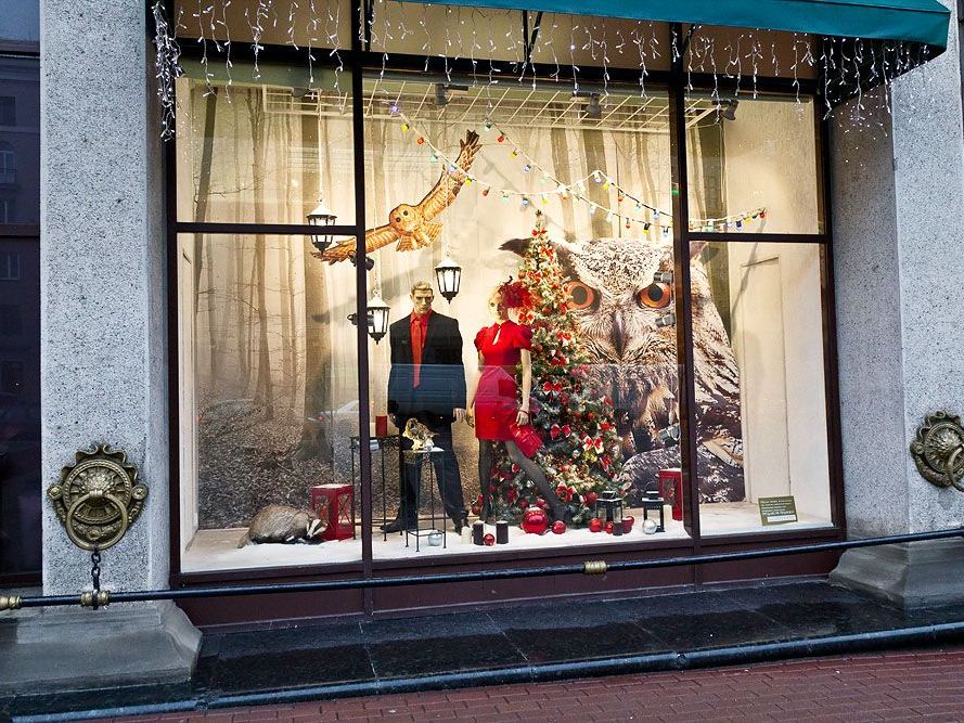 Оформление витрин