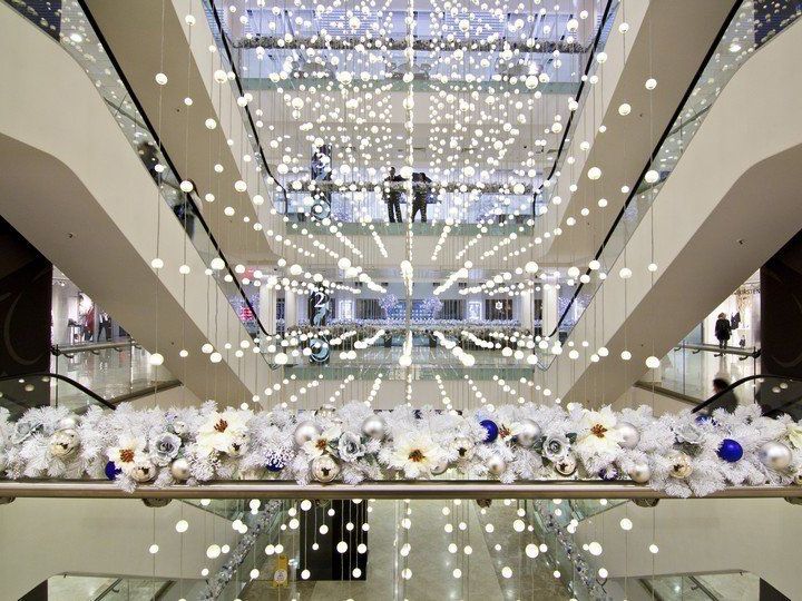 Внутреннее оформление помещений торговых центров