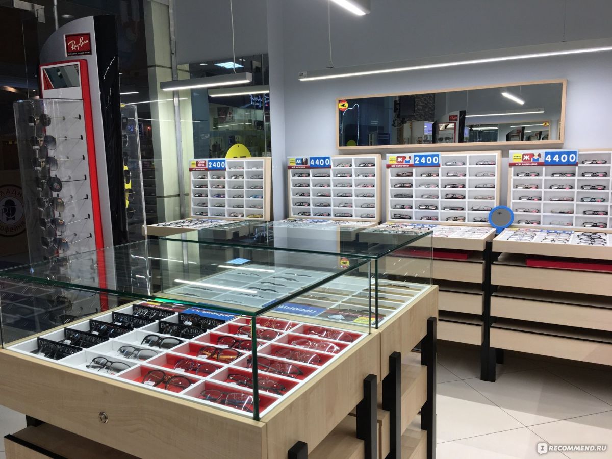 Торговое оборудование для магазина оптики