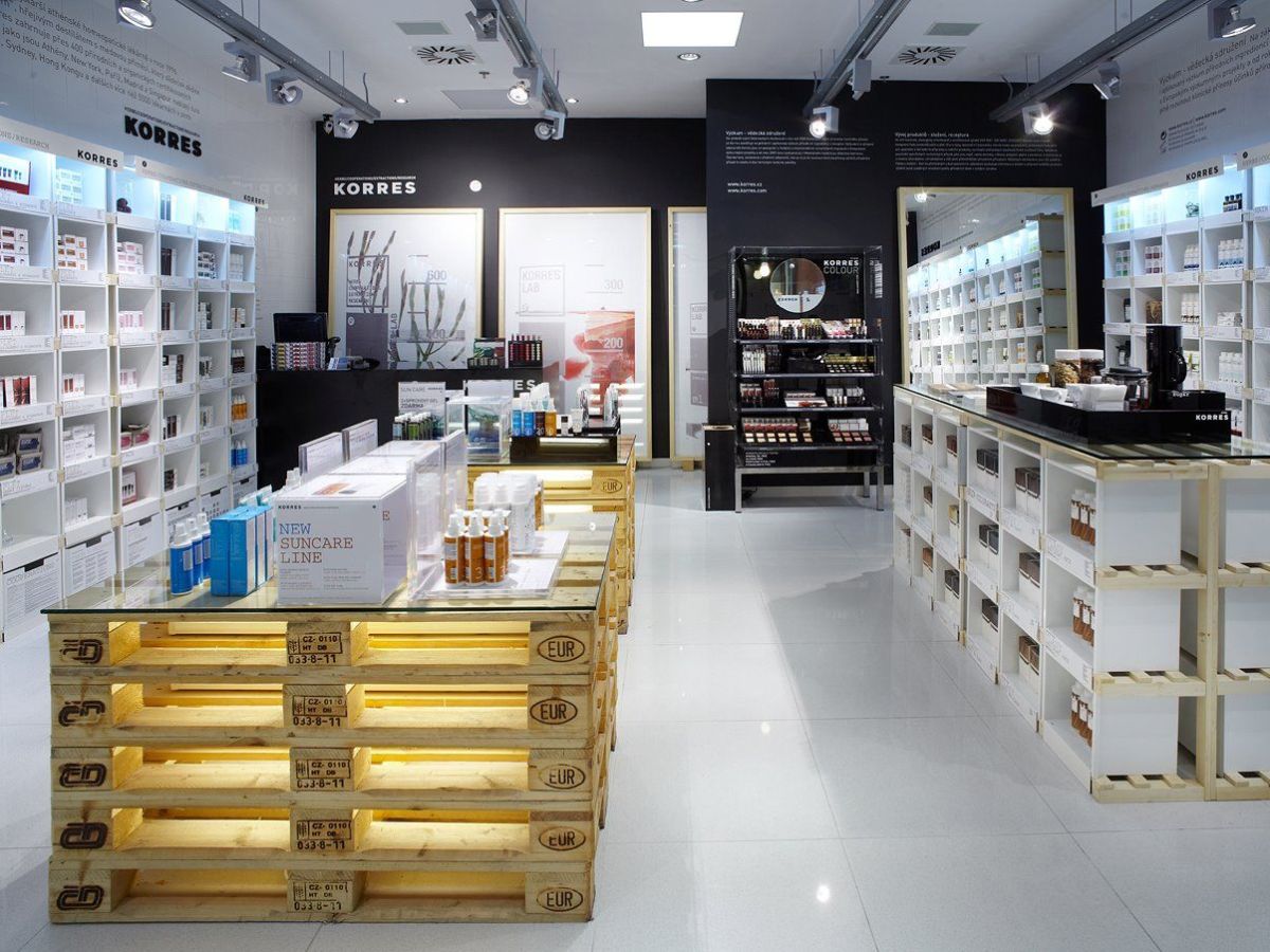 Мебель для магазина парфюмерии