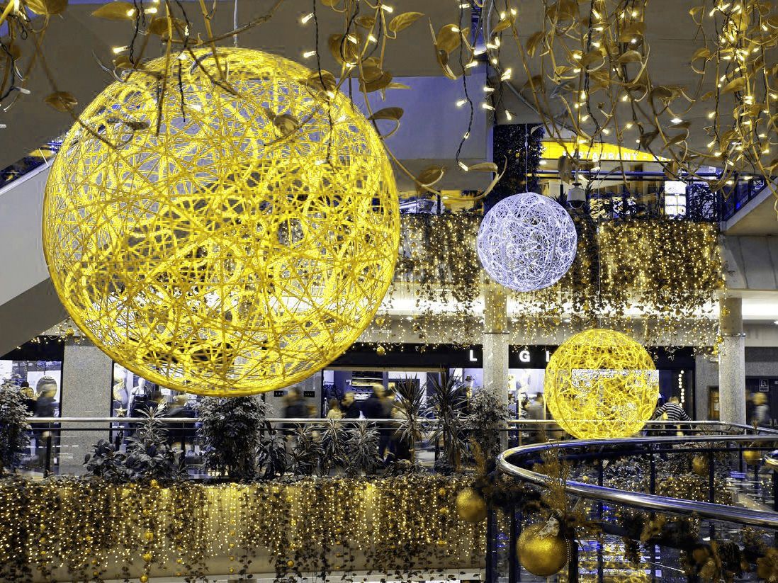 Внутреннее оформление помещений торговых центров