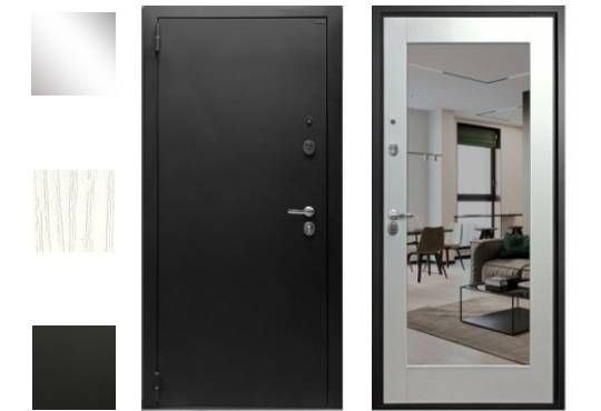 Дверь Гардиан Flat 80 со стеклом