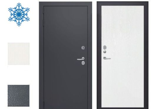 Уличная дверь Гардиан ДС10 Графит