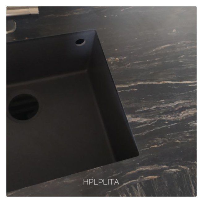 Артикул: C 172 HPl компакт-плита черная столешницу купить влагостойкая жаропрочная спб под ключ