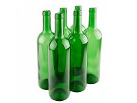 Съемка стеклянных бутылок для вина