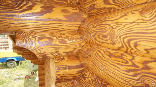 Обработка древесины льняным маслом