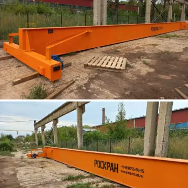Кран мостовой опорный 10т. 22,5м.