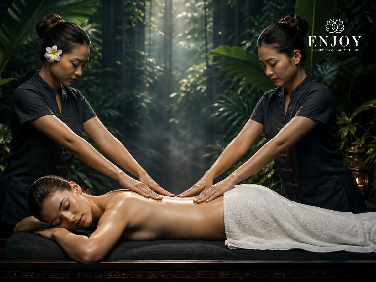 Сертификат на массаж в 4 руки — Enjoy Spa, Москва