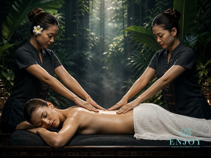 Массаж в 4 руки — VIP-программа Enjoy Spa, Москва