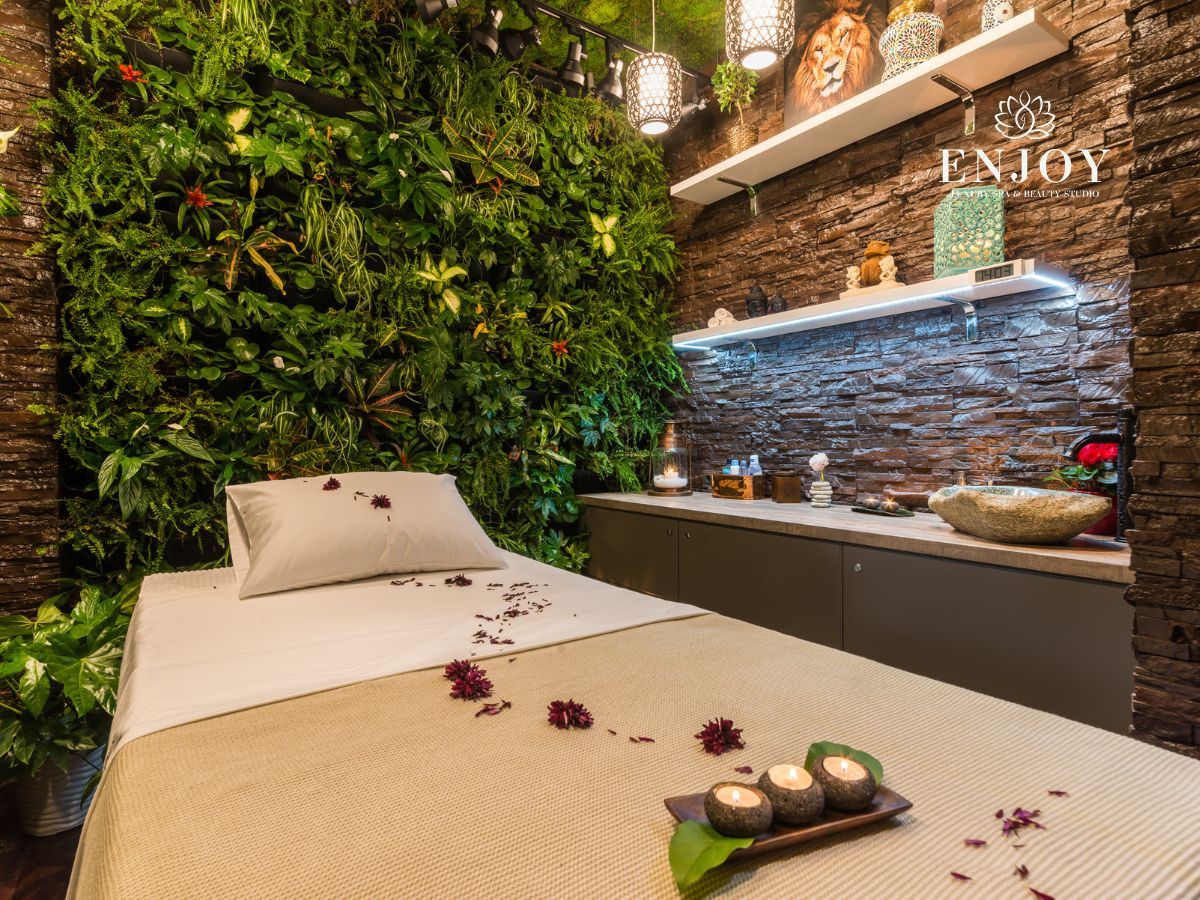 спа после бани — массаж в Enjoy Spa