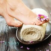 спа ПЕДИКЮР с покрытием гель лаком