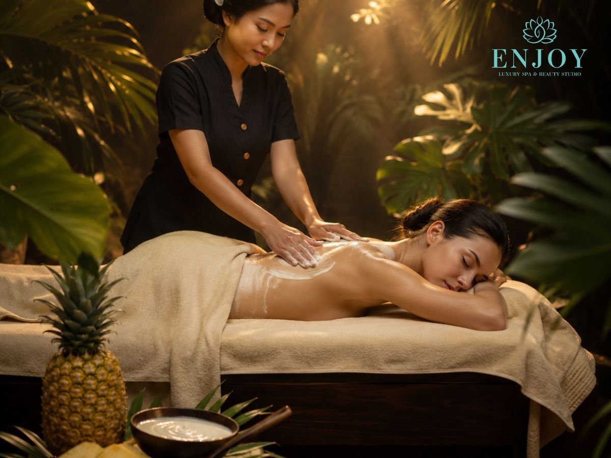 Увлажняющая спа-программа Fresco de Piñuela с ананасовым обёртыванием в Москве, Enjoy Spa