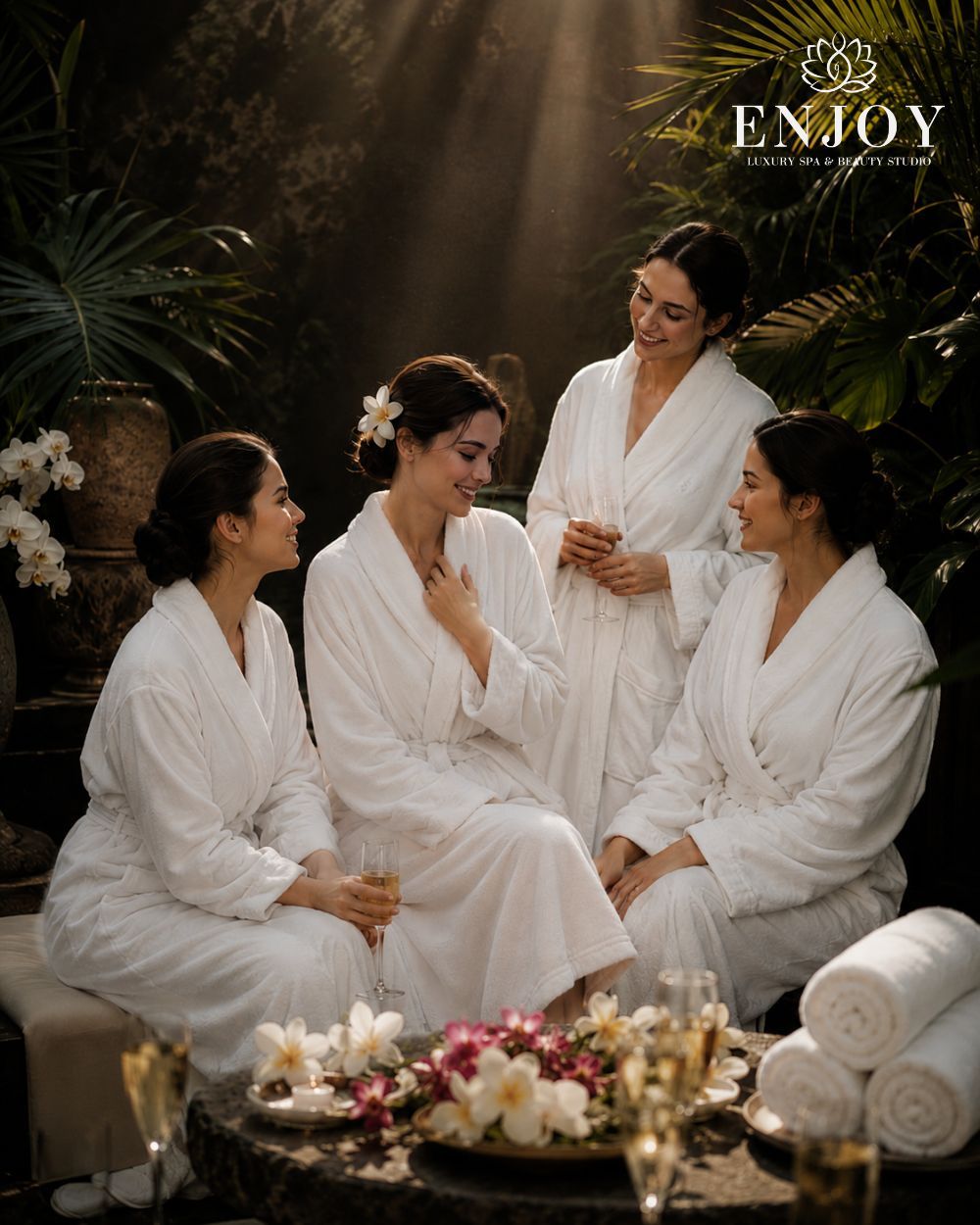 Спа-девичник в Москве в салоне Enjoy Spa — приватный хаммам и лаунж для компании подруг