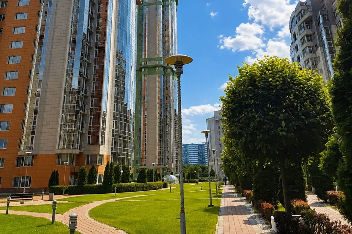 Парковая зона ЖК Mirax Park