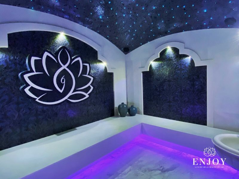 Турецкий хаммам из белого мрамора — Enjoy Spa, Москва