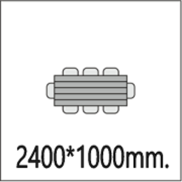 2400*1000мм.