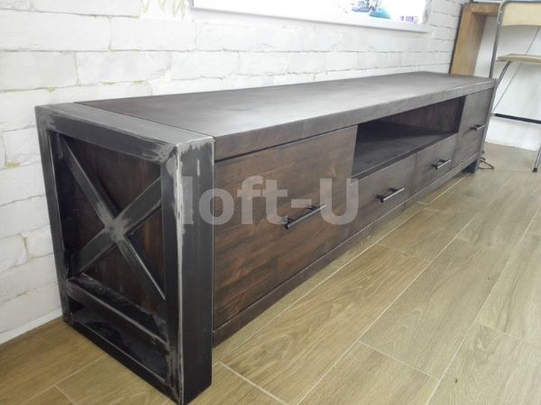 тумба под телевизор лофт 14
