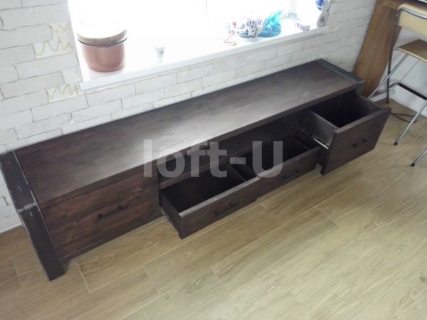 тумба под телевизор лофт 16
