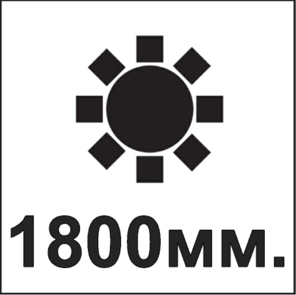 Диаметр столешницы 1800мм.