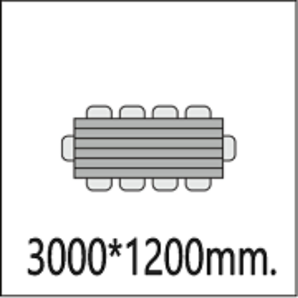 3000*1200мм.