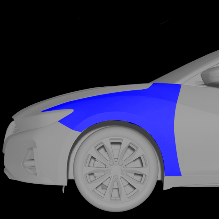 Крылья. Ремонт и покраска.