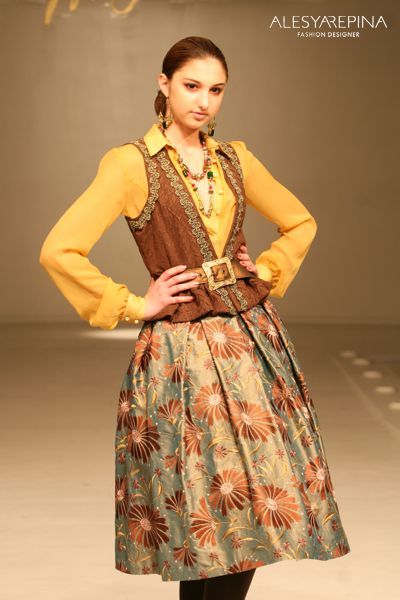 Жилет с сарафаном  - Дизайнер одежды Алеся Репина