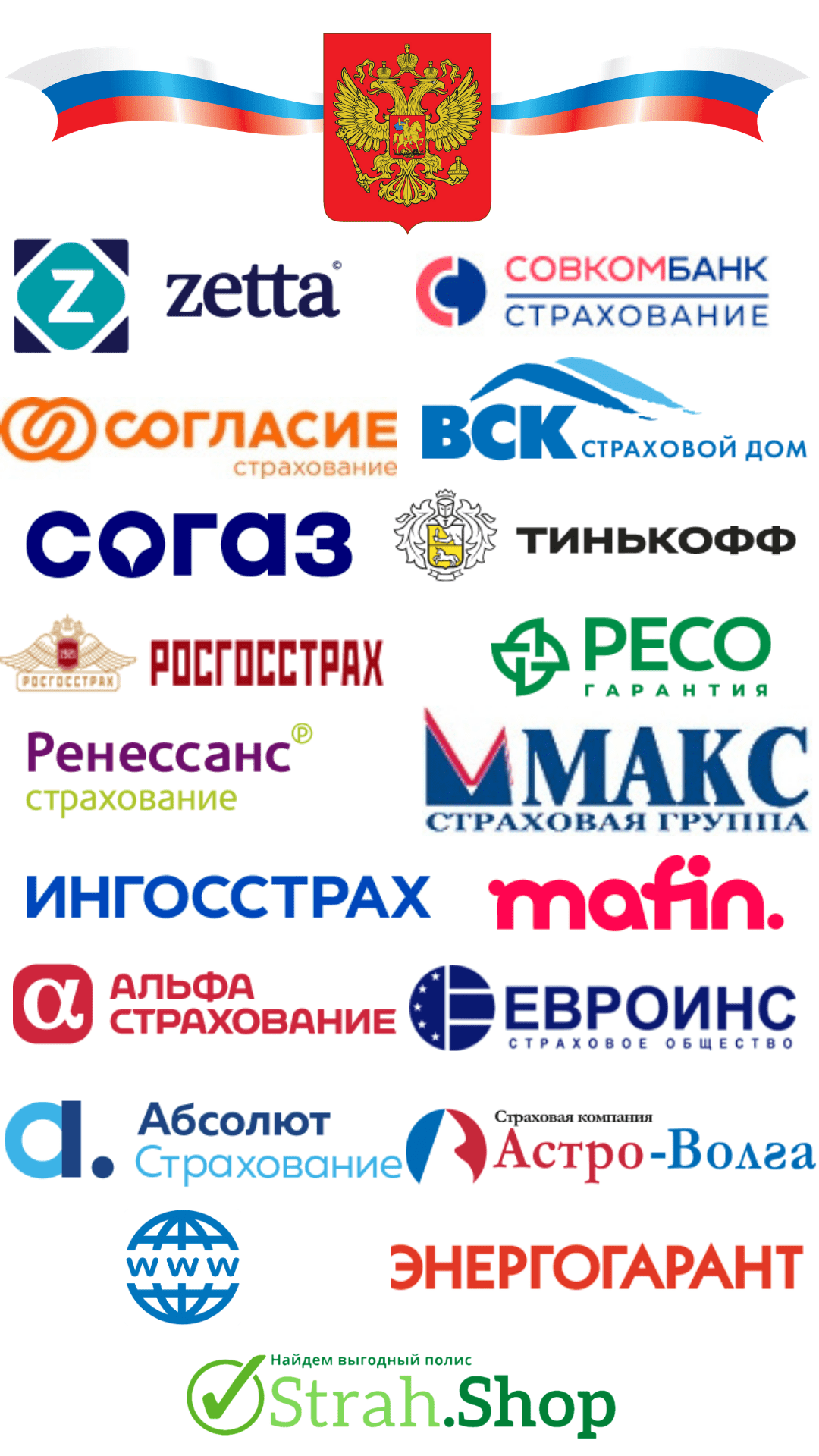 страховые компании электронное ОСАГО