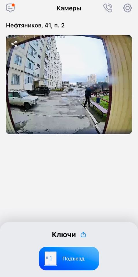 Камера домофона