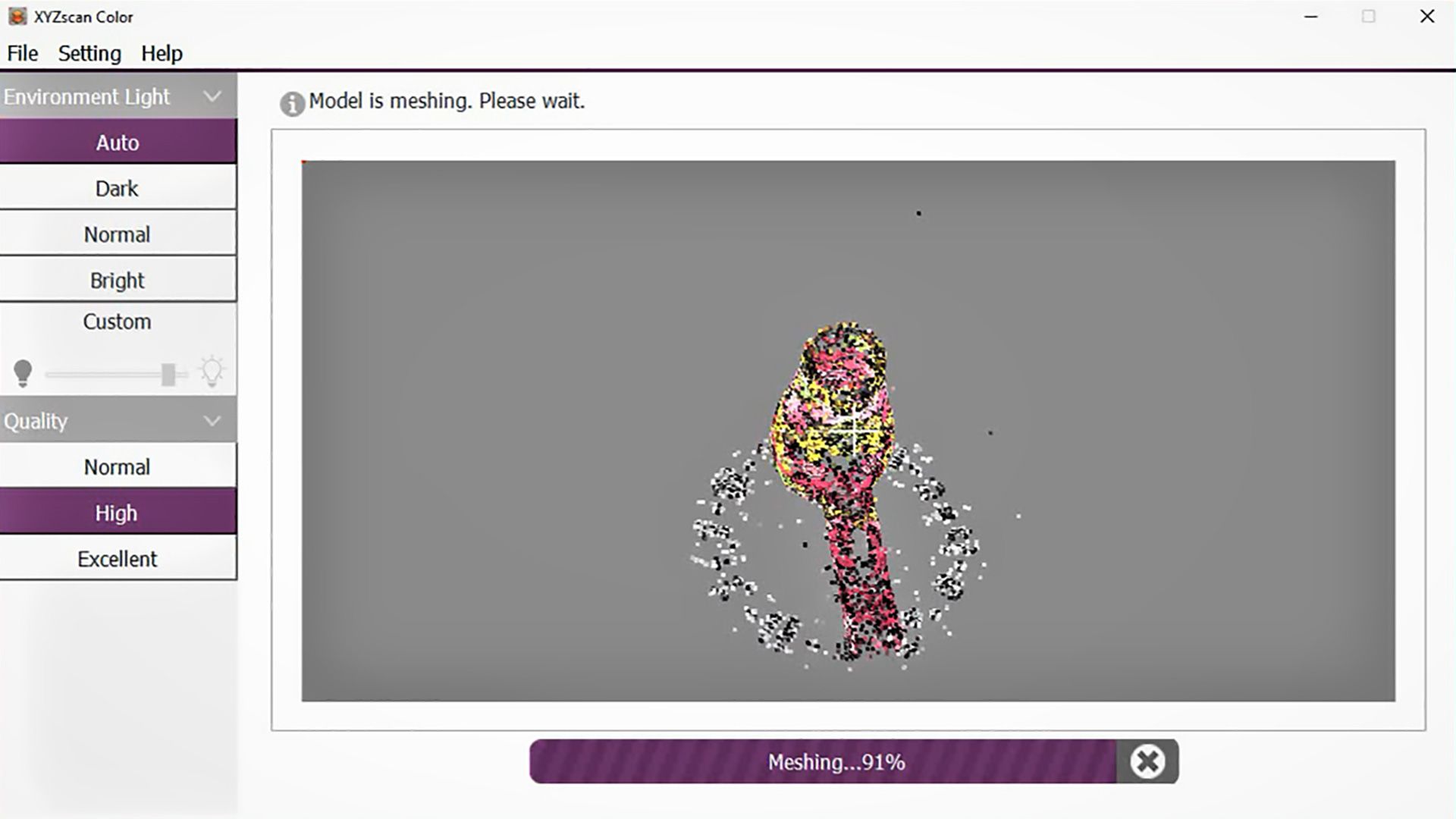 XYZprint сканер