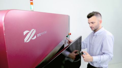 XYZprinting. Binder Jet BJ PartPro350 xBC полноцветный цветной 3D принтер