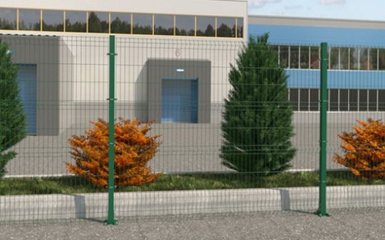 Заборные секции из сварной сетки и комплектация