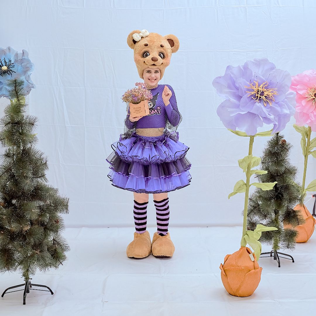 мишутка Боня (сиреневый образ)