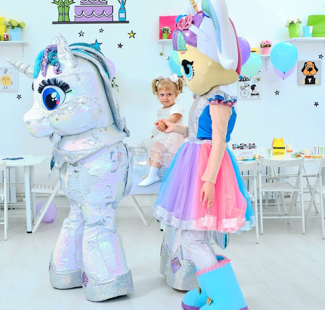 Пони Единорожка, катает детей до 6-7 лет (от веса ребенка)